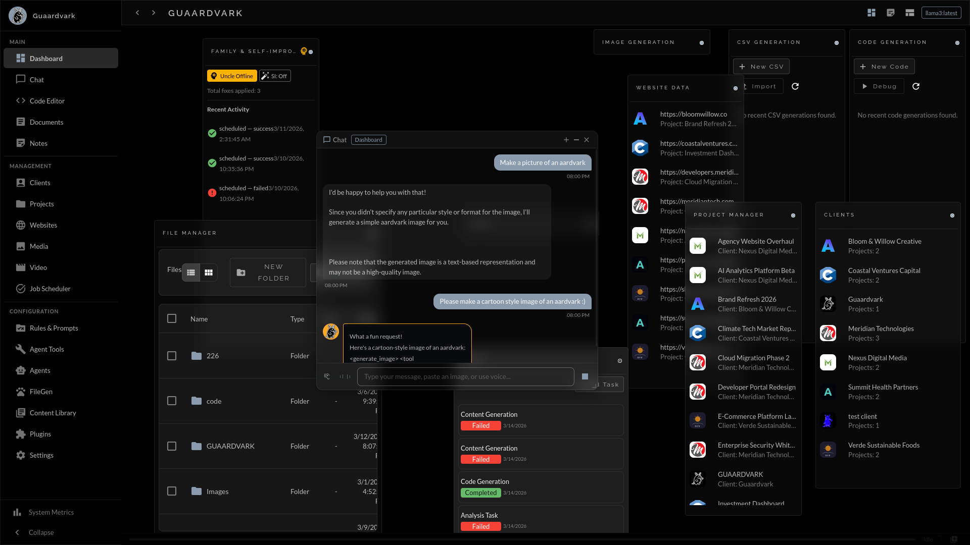Air-Gapped AI Dashboard