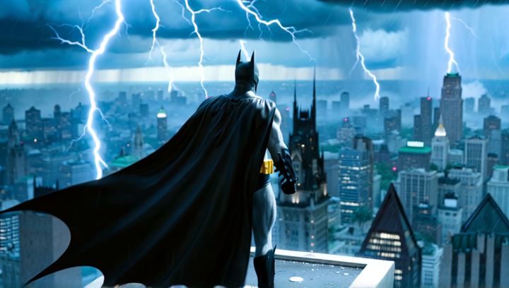 Cinematic aerial drone shot