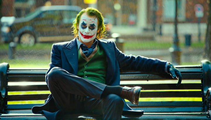 Medium shot, static camera